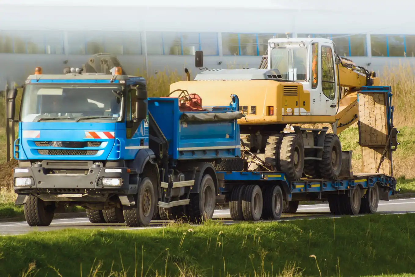 Motorcycle towing service in Melbourne with Southern Towing securing a motorbike on a flatbed for safe transport